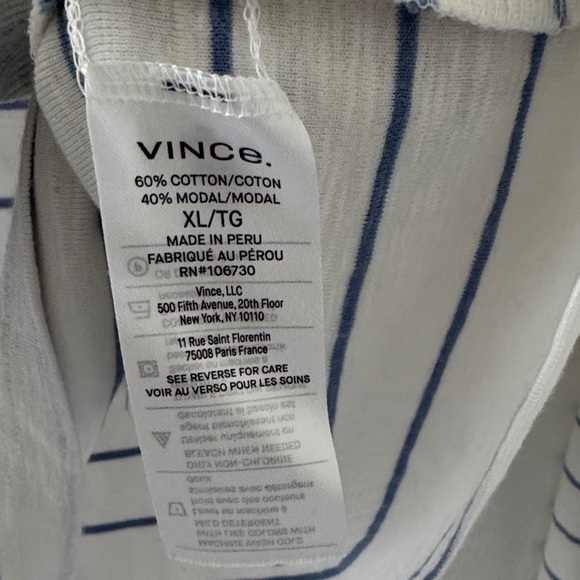 Vince Striped Long Sleeve Shirt - Picture 3 of 4
